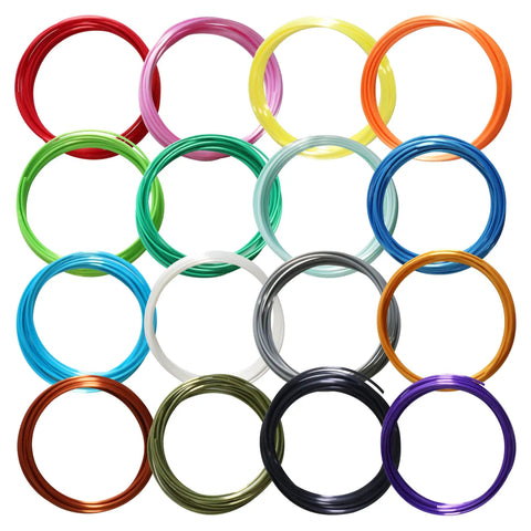 Kick Off Your Next Project With These Dope 16 Color 1.75mm Silk PLA Filament Samples For FDM 3D Printers And Handheld Pens Featuring Butter Smooth Feeding And Gorgeous Shiny Finish Across Sixty Four Meters Of Pure Creative Flow