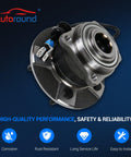 Rear Wheel Bearing And Hub Assembly 5 Lug With ABS Compatible With Chevy Equinox 2005 2006 Pontiac Torrent 2006 Saturn Vue 2002 2007