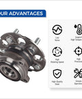 Rear Wheel Hub And Bearing Assembly For Acura RDX 2007 2012 And 2017 2018 AWD Also Fits Honda CR V 2007 2011 4WD High Quality Replacement