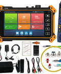 All In One Handheld OTDR Fiber Optic Tester For Field Techs With 1310nm 1550nm 28dB 26dB Dynamic Range and accessories