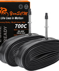 Beefy 700C Bicycle Inner Tubes With 48mm Presta Valve For 700x35c 38c 40c 42c 43c, durable replacement for road bikes