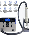 Powerful 1000W Hot Air Rework Station With Digital Display For Precise Desoldering And Soldering On PCBs, stand view