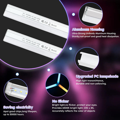 Hexagonal RGB LED Panel Lights With Remote Control For Parties Game Rooms Gyms And Bars Adjustable Brightness And Fast Color Shifts With Lit Theme Effects, close-up of LED panel features with aluminum housing, PC lampshade, and energy-saving benefits.