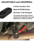 Nyuemystery 16 Pc Weld-On Exhaust Hanger Kit With Heavy Duty Zinc Rods And Rubber Insulators For Car Truck Suv To Stop Vibration Noise, EPDM rubber insulator