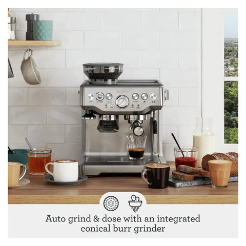 Smart Home Espresso Maker For Barista Level Espresso At Home With Programmable Brew Custom Strength Quick Heat And Compact Black Sesame Design That Fits Small Kitchens And Tiny Countertops in kitchen setting