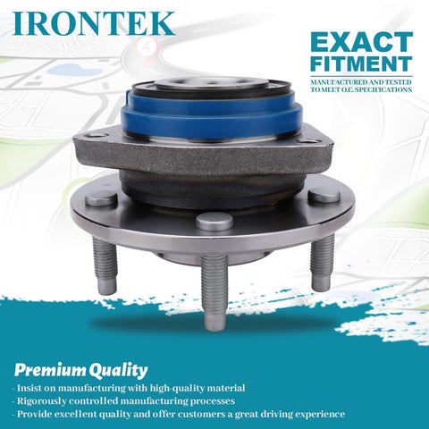 Front Wheel Hub And Bearing Assembly 513121M With ABS 5 Lug For Cadillac Eldorado Seville DeVille DTS 1997 To 2011 Front Left Or Right