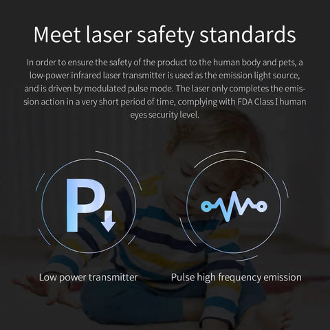 Infographic on laser safety standards for Lidar Range Sensor With 360 Degree Scanning For ROS 1 2 Raspberry Pi Jetson Real Time Mapping And Navigation 12 Meter Range Pro Grade Robotic Sensor Tech with text and icons.