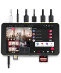 Heavy Duty Vehicle Laptop Dock With Six Usb Ports Dual Ethernet HDMI Vga And Serial Cable Plug N Play Mobile Command Center For Field Workers Who Want A Rock Solid Ride Along Tech Solution No Fuss on display with connected cables.