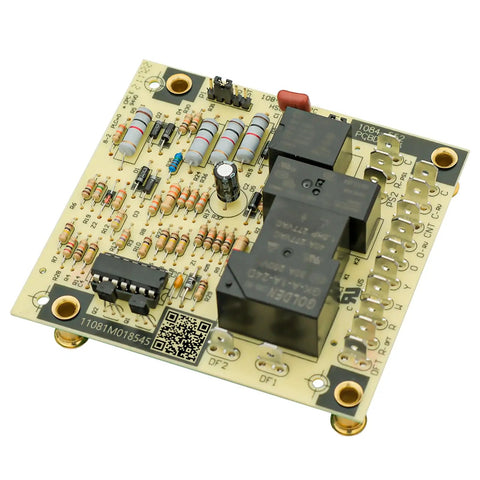 Defrost Control Board PCBDM133S Replacement For Heat Pumps And Furnaces, detailed view of electronic components