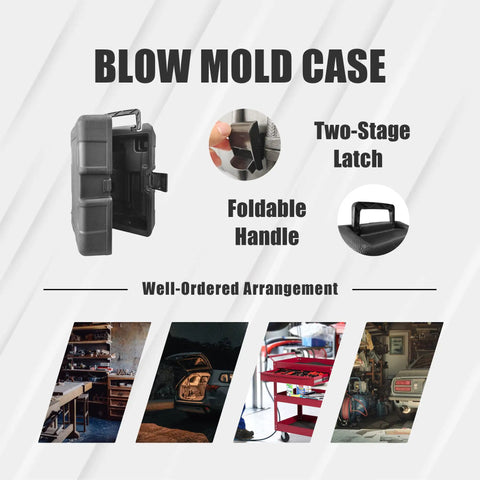 Carrying case for 6 Ton Hydraulic Bottle Jack With Carrying Case For Home And Shop Lifts From 8.5 To 16.25 Inches, 12,000 Lb Capacity