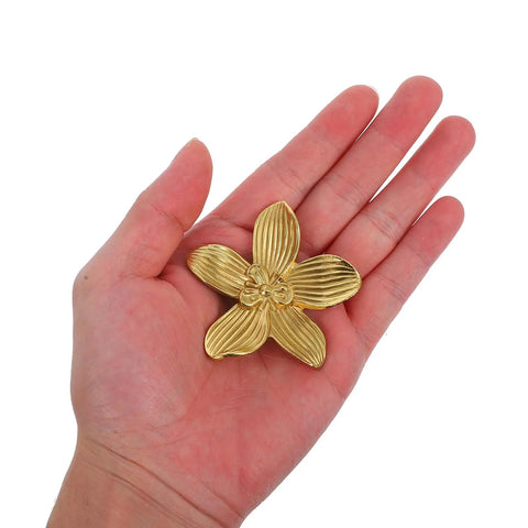 Antique Brass Five Petal Flower Cabinet Knob For Your Dresser And Wardrobe Vintage Floral Drawer Pull For Kitchen Cabinets
