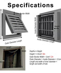 Top Tier Slick Aluminum Access Panel 16x16 Inch Sliding Shutter Style Inspection Door specifications for drywall utility jobs.