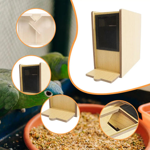 Millet Husk Separator And Grain Splitter Machine for backyard farms with high-efficiency airflow and wood housing.