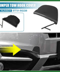 Subaru Forester Front Right Tow Hook Cover Replacement For 2016 2017 2018 Bumper Eye Hole Plug Black Durable ABS Plastic