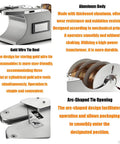 Top Tier Automatic Twist Tie Machine For Food Sealing Bread And Candy Bundling Plus Wire Harness Binding Tool With Durable Aluminum Build and gold wire tying feature.