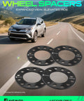 6x120 6x127 Wheel Spacers 6mm Without Bolts 4 Piece Set For GM Rides Fits Chevrolet Blazer Colorado Buick Rainier on road