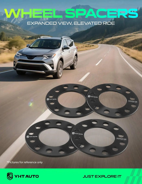 6x120 6x127 Wheel Spacers 6mm Without Bolts 4 Piece Set For GM Rides Fits Chevrolet Blazer Colorado Buick Rainier on road