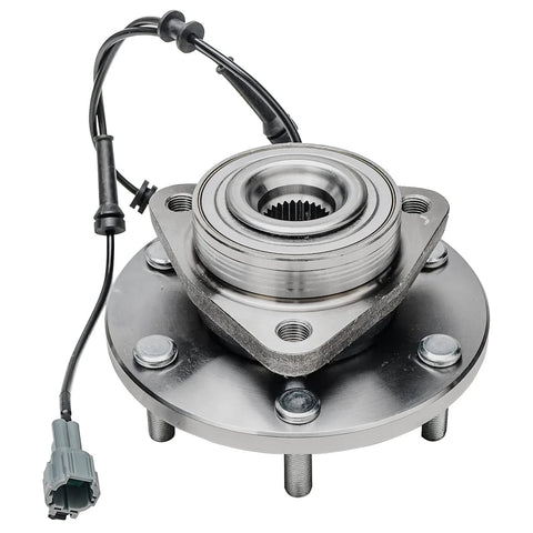 2 Front Wheel Bearing Hubs Assembly For 2004 2005 2006 2007 Nissan Titan 2005 2006 2007 Nissan Armada 2004 2007 Infiniti QX56 front view