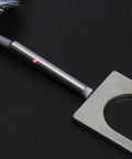 Close-up of M4 Inductive Proximity Sensor Switch Workhorse with 1.5mm sensing distance and 200 cm cable on black background.