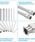 12G Blunt Tip Dispensing Needles 2 Inch Stainless Steel Liquid Refilling Set with Lure Lock shown with features