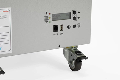 ZeroSmog 4V Fume Extraction Unit Kit with Funnel Nozzle for Wider Coverage on the Bench control panel and wheel close-up