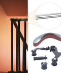 Premium Belt Sander Attachment For Angle Grinders featuring a tool and grit belt for polishing pipes.