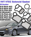 VVT VTEC Solenoid Gasket Valve Cover Set Spool Valve Filter Screen for Honda Accord Civic CRV Element Acura RDX RSX TSX 2002 2015