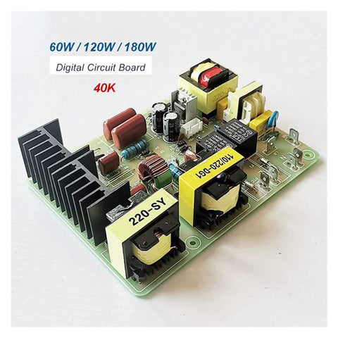 High Power 40KHz 180W Ultrasonic Cleaner PCB Assembly With Transducer For Car Washer And Industrial Cleaning Systems 220V