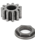 Heavy Duty Steering Pinion Gear And Bushing Kit Plug And Play Shaft Replacement Assembly for Riding Lawn Mowers parts close-up