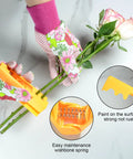 Rose Thorn Tools Set With Rose Leaf Thorn Strippers Pruning Shears Pink Garden Gloves And Florist Scissors For Easy Thorn Removal