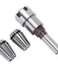 High Performance 3Pcs Collet Chuck Set Milling Cutter Holder CNC Lathe Tool Durable High Speed Steel for precision machining jobs.