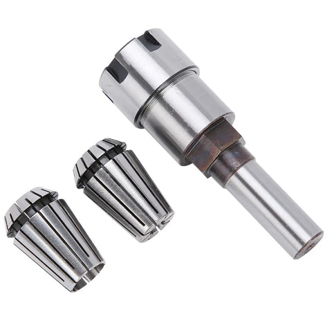 High Performance 3Pcs Collet Chuck Set Milling Cutter Holder CNC Lathe Tool Durable High Speed Steel for precision machining jobs.