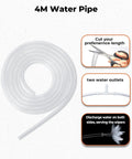 4m water pipe for UTV Windshield Washer Pump Kit With 12V Wiper Motor For Polaris RZR Ranger General Can Am X3 Universal Fit