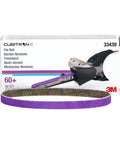 Cubitron II File Belts 60 Plus Grit 3/8 Inch By 13 Inch Pack Of 10 Resin Bonded For Spot Weld Removal And Deburring packaging
