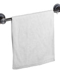 Oil Rubbed Bronze 24 Inch Suction Cup Towel Bar Removable Vacuum Towel Holder For Bathroom No Drill Door Mount Adhesive