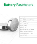 10 Pack SR626SW 377 Watch Battery 1.55V Silver Oxide Button Cell with detailed parameters and specifications displayed.