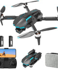 1080P FPV Camera Drone For Beginners With Foldable Quad Copter Design Remote Control And Easy To Fly Grab And Go Portable Aerial Toy