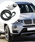 Drive Belt Tensioner And Ribbed V Belt Kit For BMW 228i 2014 2016 And X3 2013 2017 Replacement Part 11287618848 with BMW car