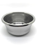 Breville 54mm two-cup dual-wall espresso filter basket, stainless steel