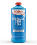 Hydraulic Stop Leak 32 oz bottle for restoring dried and cracked rubber seals, stopping leaks in hydraulic systems permanently.