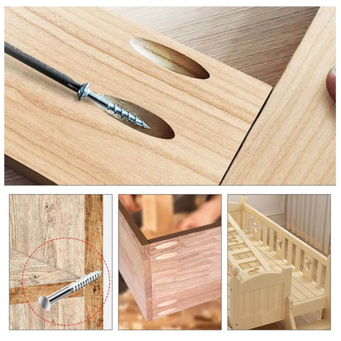 Pocket Hole Jig System Aluminum Alloy For DIY Woodworking Boss Grade Rust Resistant Durable Workhorse Drilling Tool