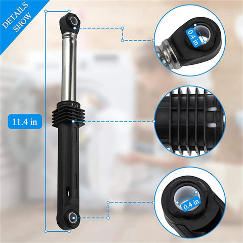 OEM Washer Shock Absorber Kit 383EER3001G Replacement For LG Washers Drop In Damper Assembly With 383EER3001J 383EER3001V 383EER3001S 383EER3001A 4901ER2003A For Quiet Smooth Performance, 11.4 in