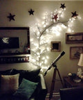 Lit Up Willow Vine Lights For Indoor Or Outdoor Decor With Plug In Power Flexible Faux Plant For Ambient Glow And Easy Setup