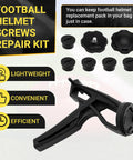 Football Helmet Quick Release Tool Kit For SpeedFlex And Speed Helmets Chinstrap Repair Set with screws and tool visible