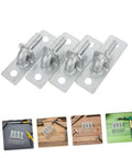 Extra Heavy Duty Wall Mount Fence Gate Hinge Set For Barn And Wood Doors Built Like A Tank Super Strong Rural Storage Gate Hardware four metal brackets