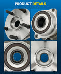 Rear Wheel Hub Bearing Assembly For Subaru Outback 2015-2021, Legacy 2015-2021, Ascent 2019-2021, Forester 2019, WRX 2015-2019, WRX STI 2015-2016, 5 Lug Bearings Close-up