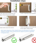 Installation steps for Heavy Duty Pivot Hinge Set With Magnetic Door Catch For Wood Doors And Secret Rooms Offering 360 Spin Capability.