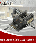 5 Inch Cross Slide Drill Press Vise 2 Way X Y Heavy Duty Clamp Machine Pro Grade Cast Iron Workhorse For Precision Drilling And Milling