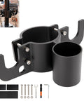 Aluminum Trailer Chain Holder Heavy Duty Towing Chain Organizer With 7 Way Plug Holder Cover for RV Camper Utility Trailers