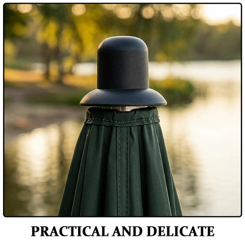 Slick Replacement Patio Umbrella Screw Caps Kit Two Pack Black Weather Resistant Plastic Top Ends for outdoor umbrella repair